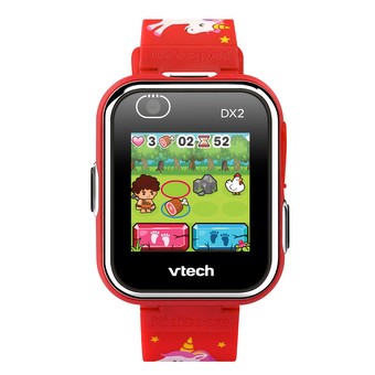 Open full size image 
      KidiZoom® Smartwatch DX2 (Red with Unicorn Pattern)
    